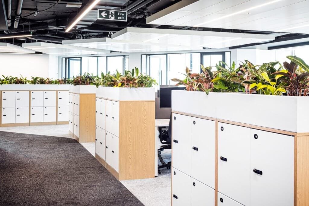 Planting and pots at Endava, London by Verdantia